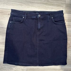 Tommy Bahama Boracay Indigo Skirt/Size 12/ Dark Indigo Wash
